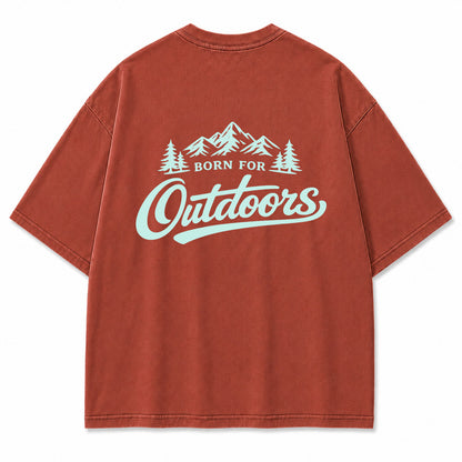 Born For Outdoors Graphic T-Shirt