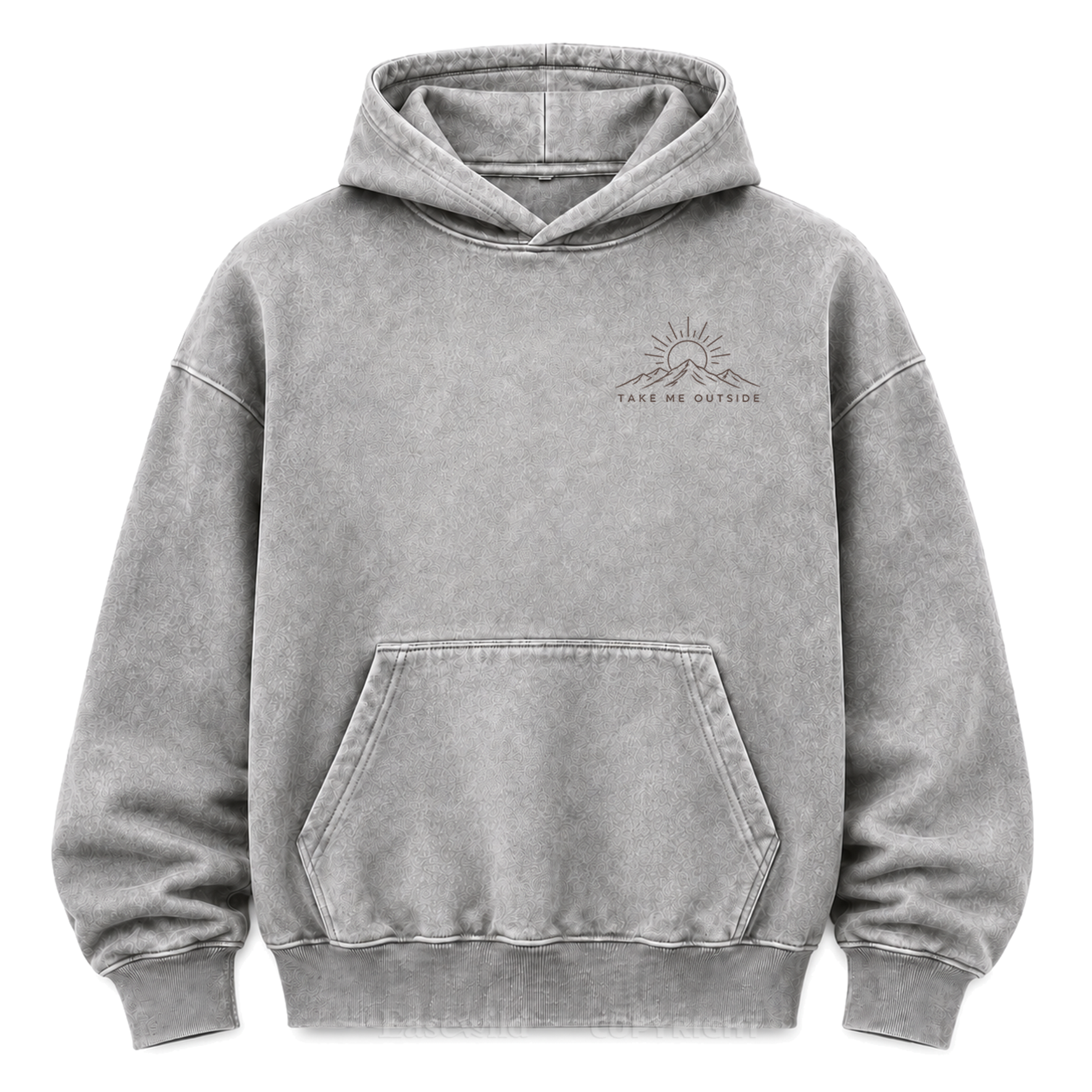 Take Me Outside Out West Washed Graphic Hoodie