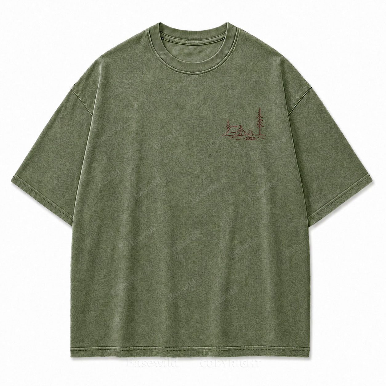 This Is All I Need Camping Washed Print Tee