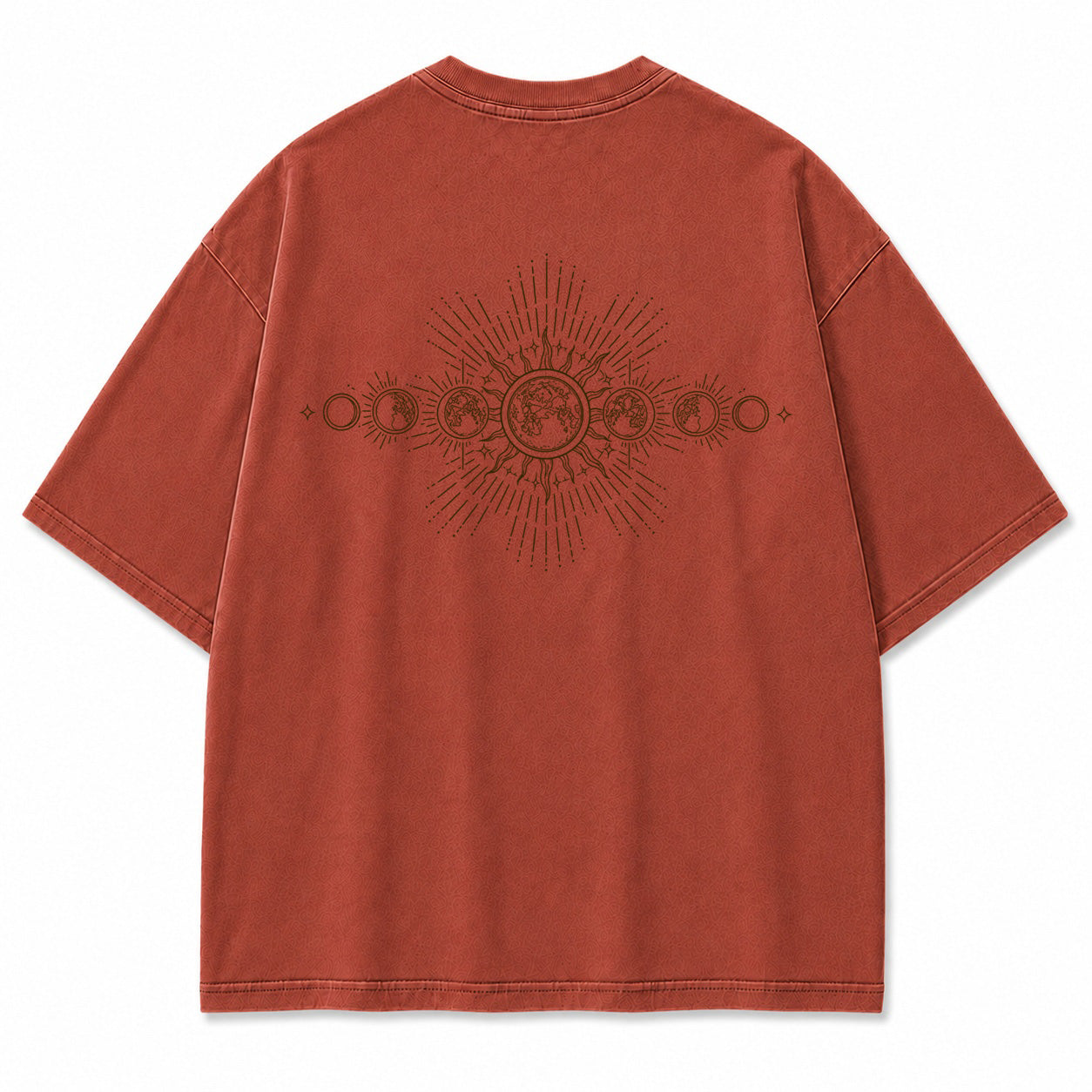 Solar Lunar Cycle Celestial Graphic T-Shirt