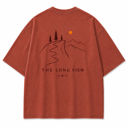 The Long View Mountain Trail Graphic T-Shirt