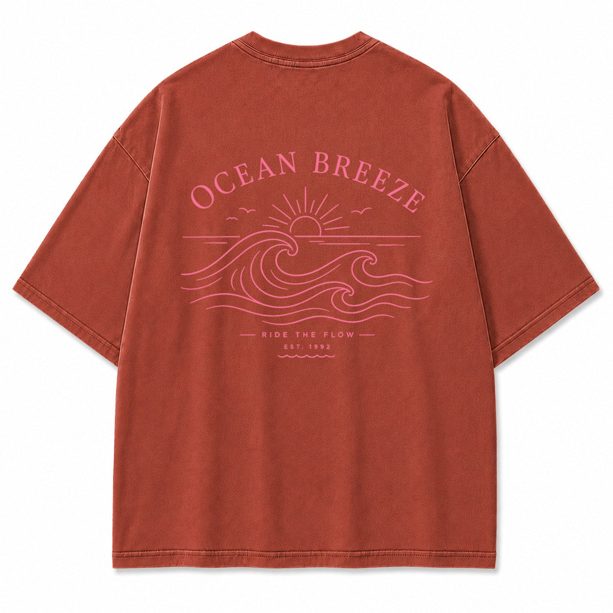 Ocean Breeze Minimal Graphic T-Shirt