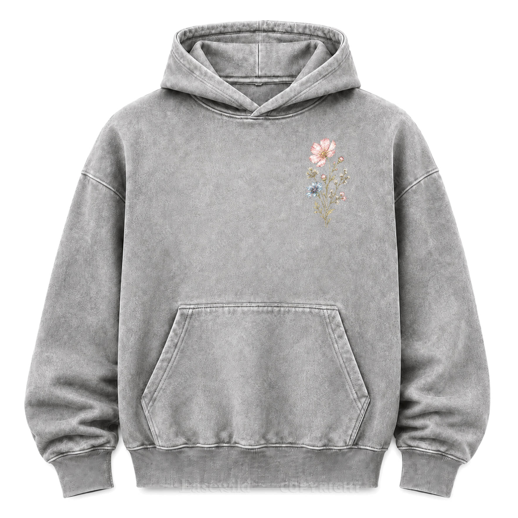 Keep Growing Wildflower Washed Graphic Hoodie
