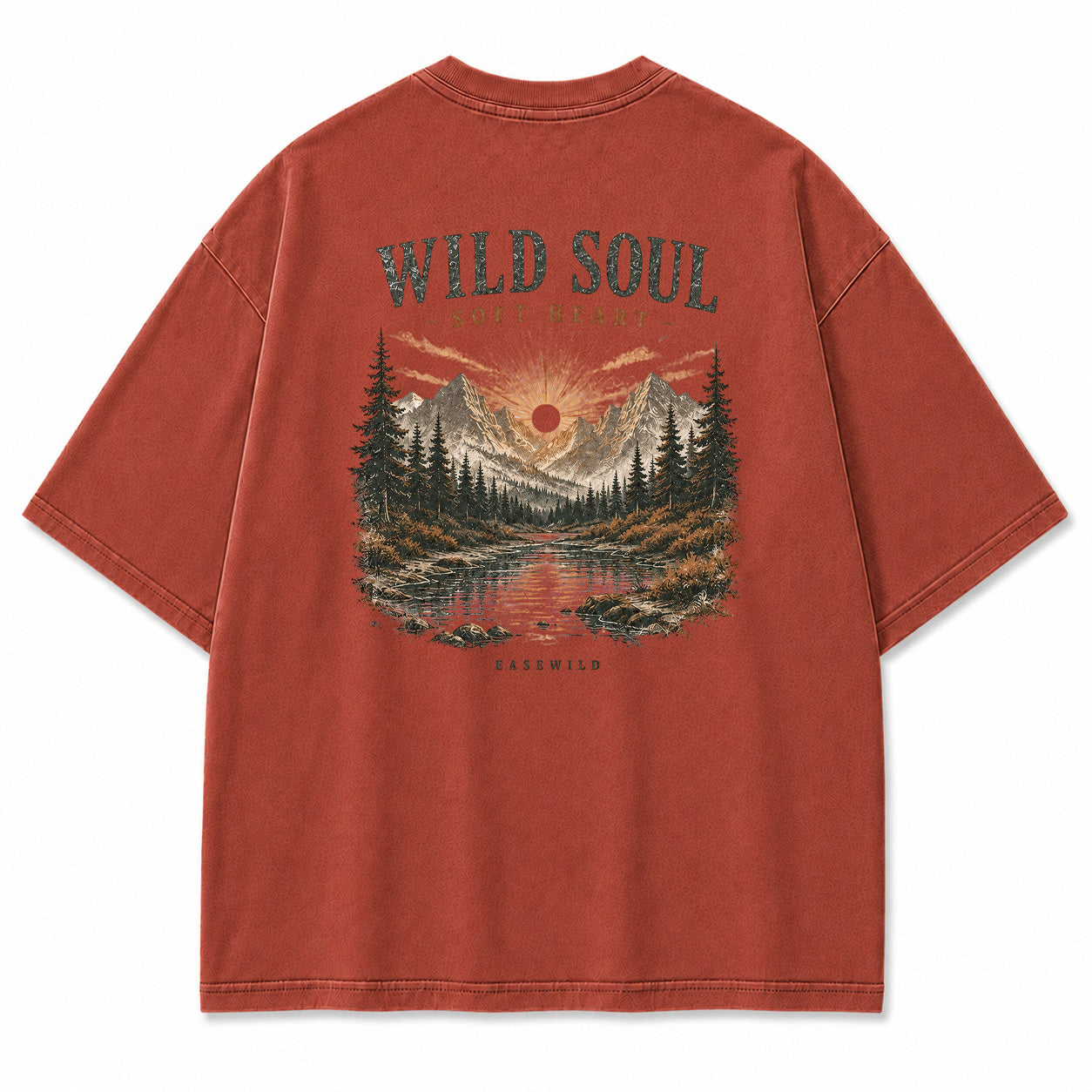 Wild Soul Mountain River Graphic T-Shirt