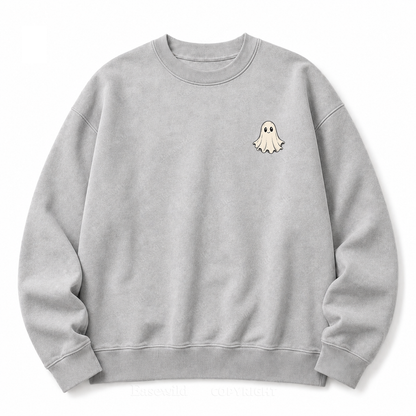 "Doing Great, Obviously" Ghost Washed Sweatshirt
