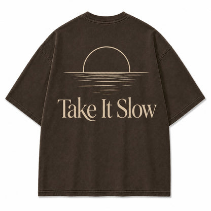 Still Water, Slow Days Tee