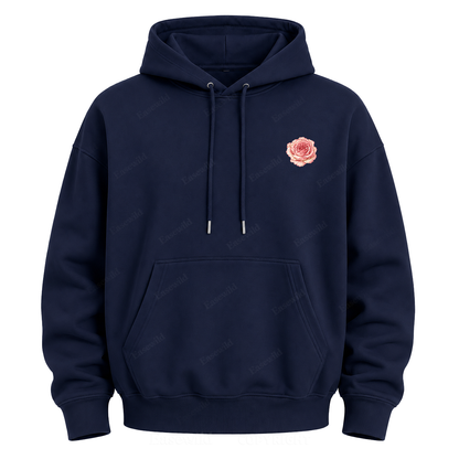 Love Grows Wild Here Vintage Floral Graphic Hoodie