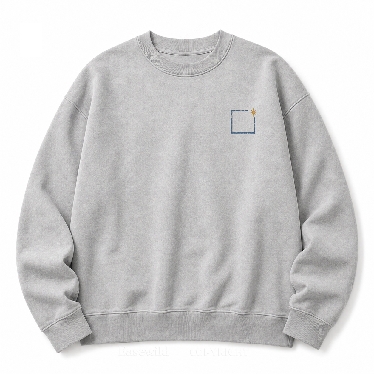 "Don't Box Me In" Graphic Washed Sweatshirt