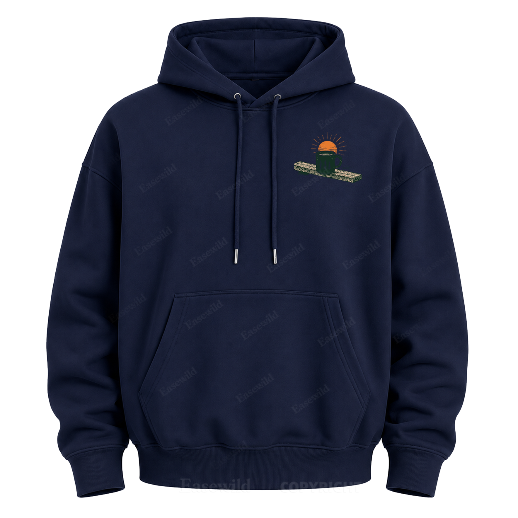 Morgenstunden am See Grafik-Hoodie