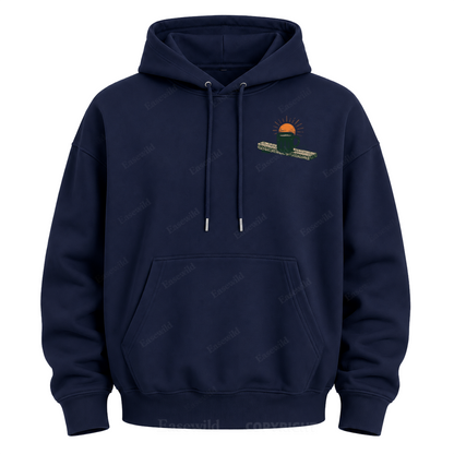 Morgenstunden am See Grafik-Hoodie