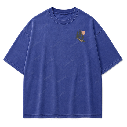 Lost in the Right Direction verwaschenes T-Shirt