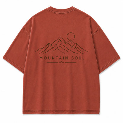 Mountain Soul Minimal Graphic T-Shirt