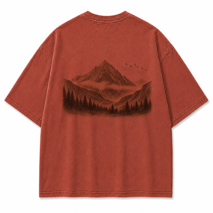 Above the Valley Mountain Peak Graphic T-Shirt