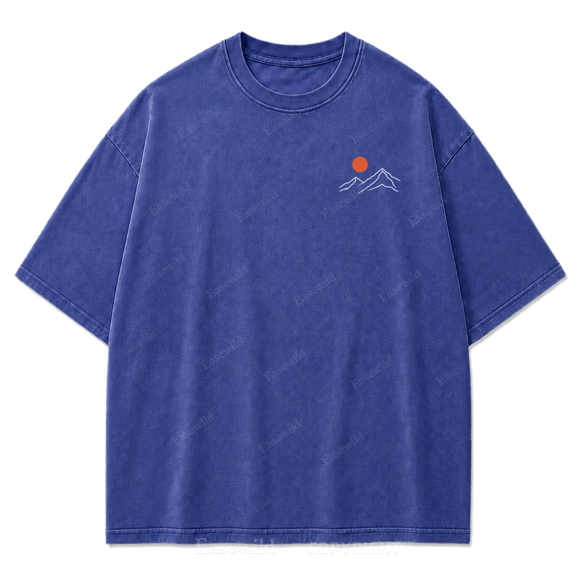 Somewhere Between Earth & Sky Washed Print T-Shirt