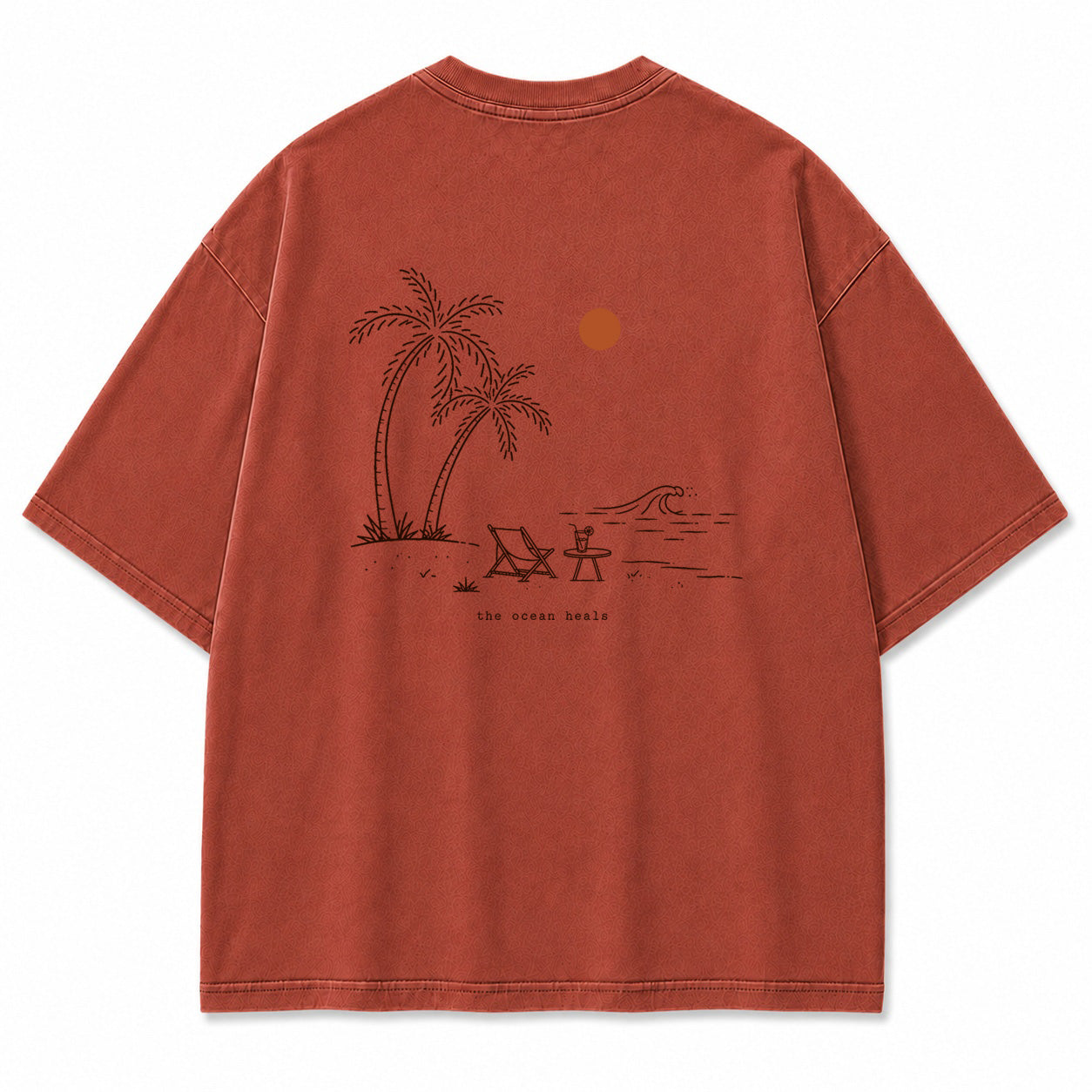 The Ocean Heals Beach Graphic T-Shirt