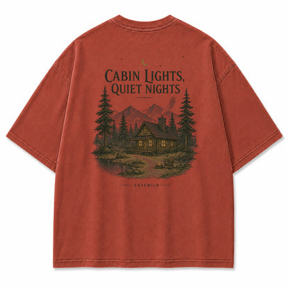 Cabin Lights Graphic T-Shirt