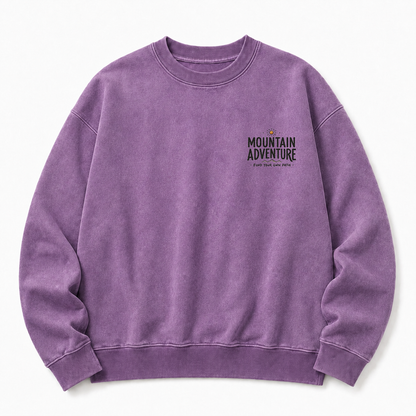 Find Your Own Path Washed Grafik-Sweatshirt