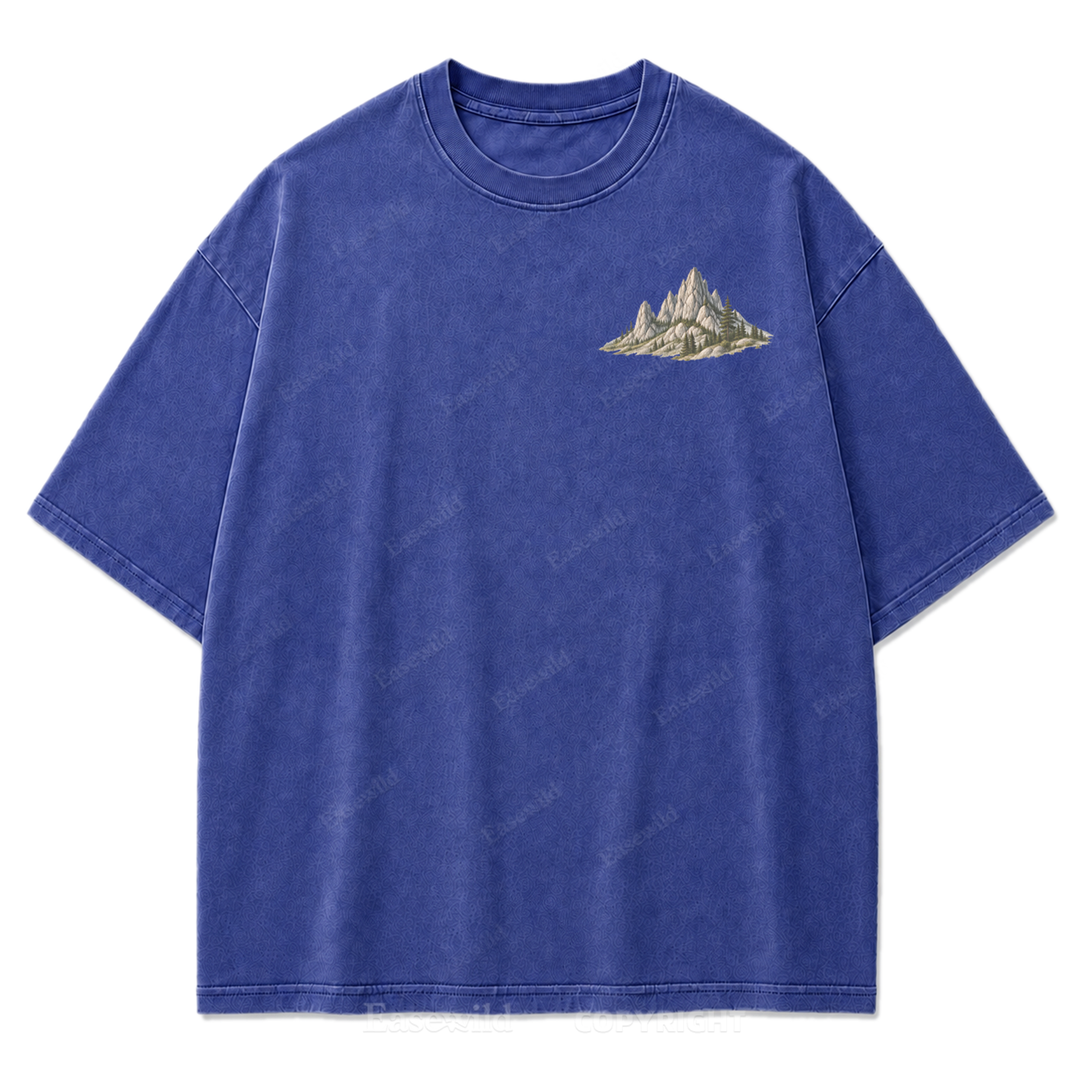 Open Roads Black Hills Washed Print Tee