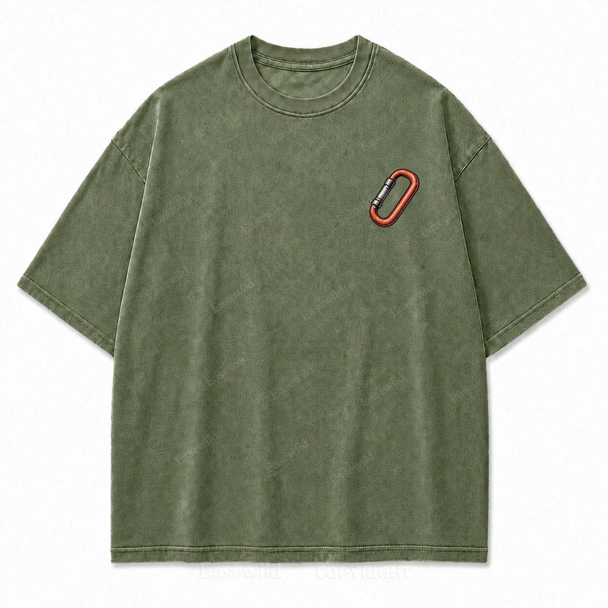 Keep Climbing Rock Climbing Washed Graphic Tee