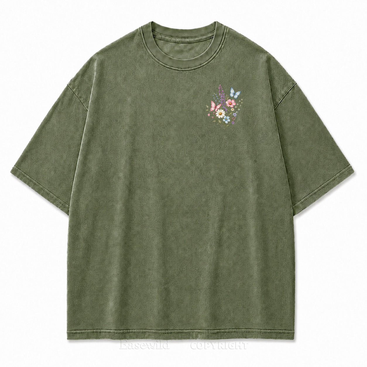 Live Wild Bloom Free Floral Art Print Tee