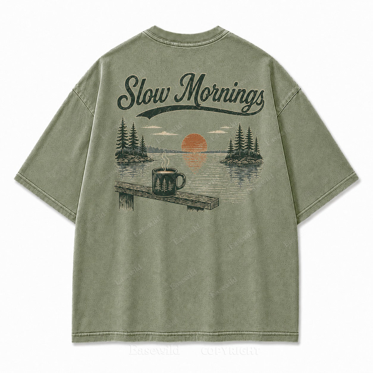 Slow Mornings by the Lake Tee