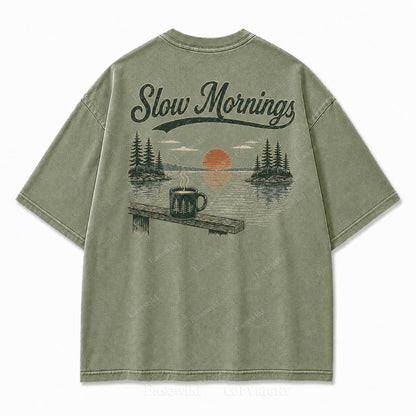 Slow Mornings by the Lake Tee
