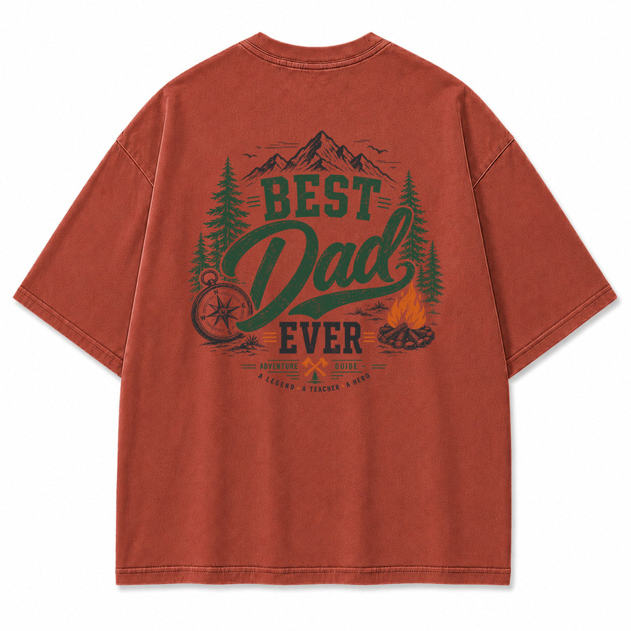 Best Dad Ever Outdoor Graphic T-Shirt