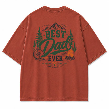 Best Dad Ever Outdoor Graphic T-Shirt