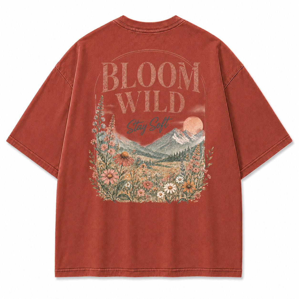 Wild Blossom Mountain Meadow Graphic T-Shirt