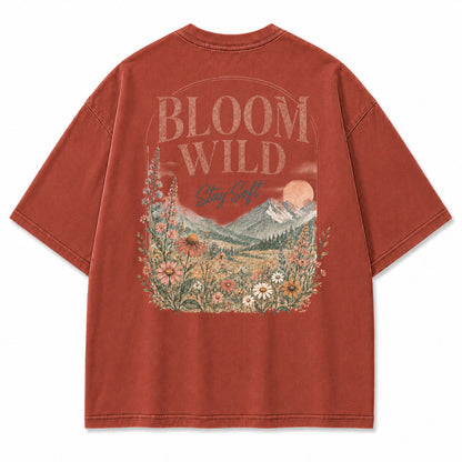 Wild Blossom Mountain Meadow Graphic T-Shirt