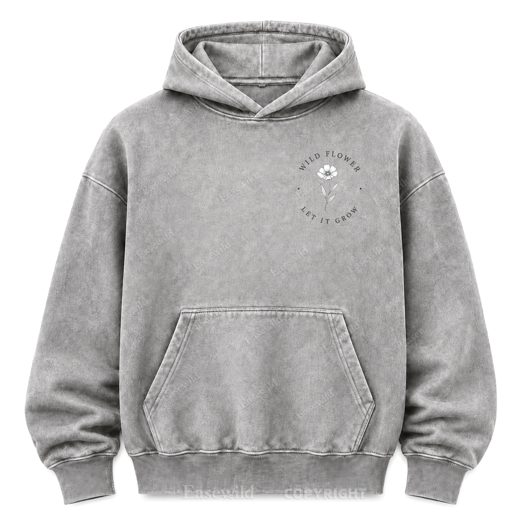 Wildflower Bouquet Washed Graphic Hoodie