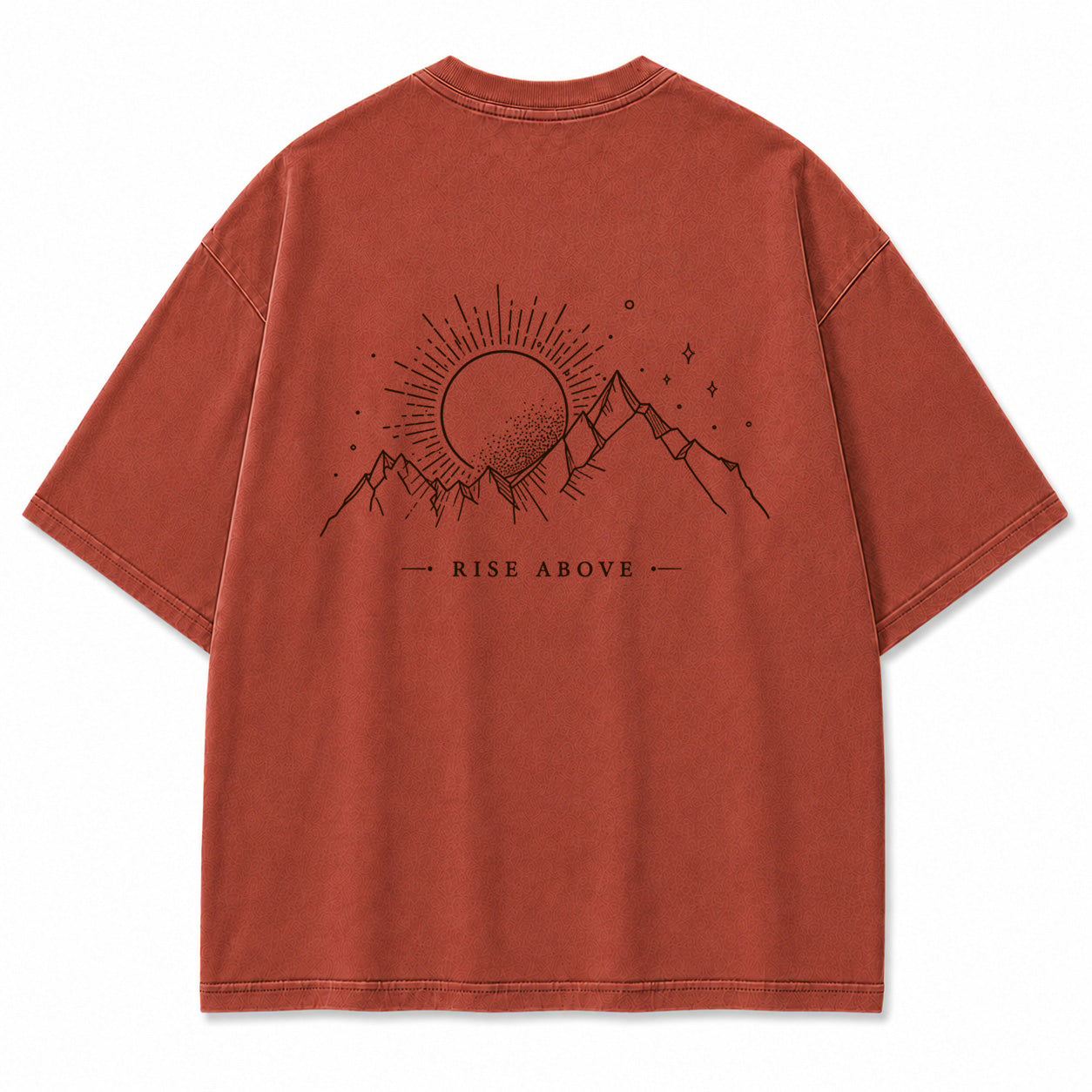 Rise Above Mountain Sun Graphic T-Shirt