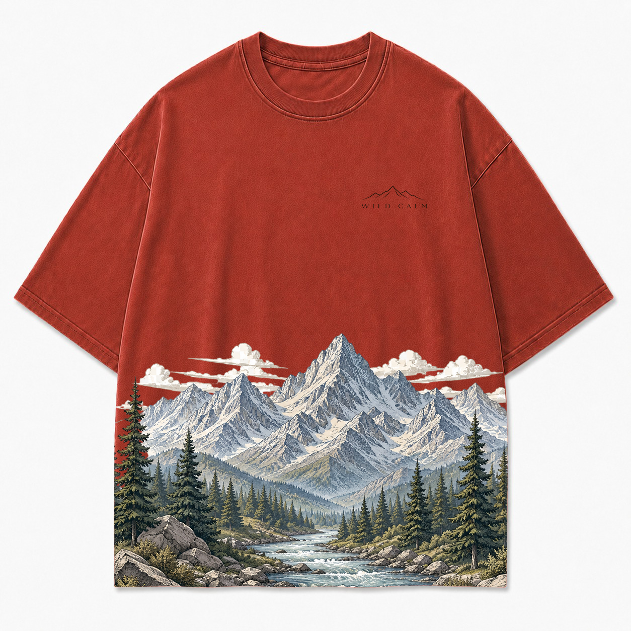 Timber Crest Alpine Wilderness Graphic T-Shirt