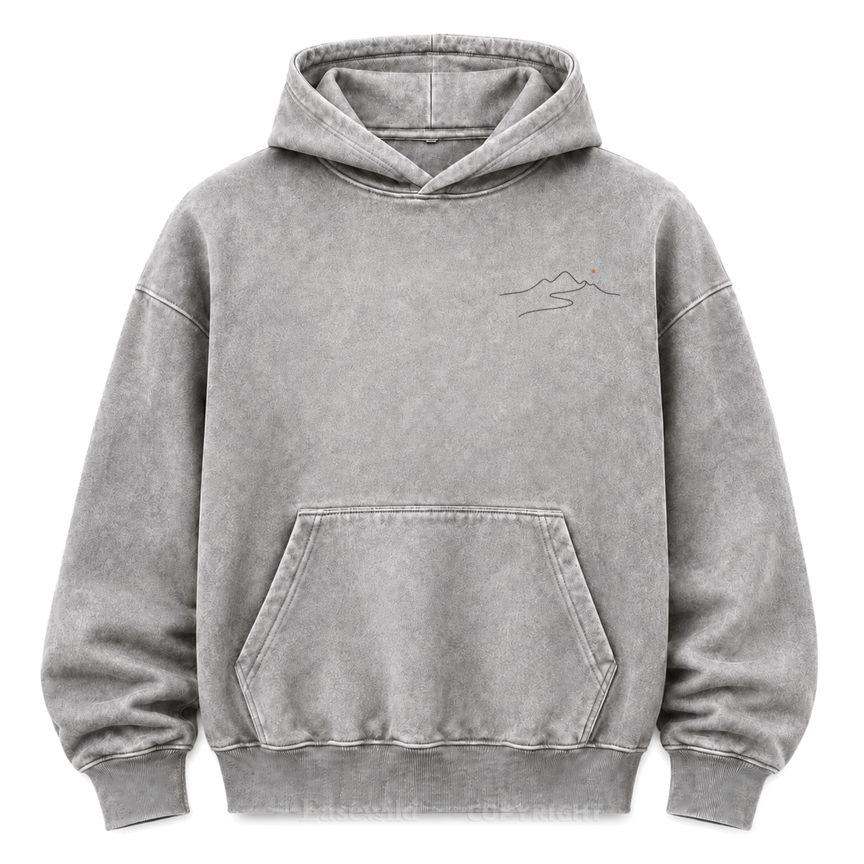 Go Where You Feel Truly Alive Washed Graphic Hoodie