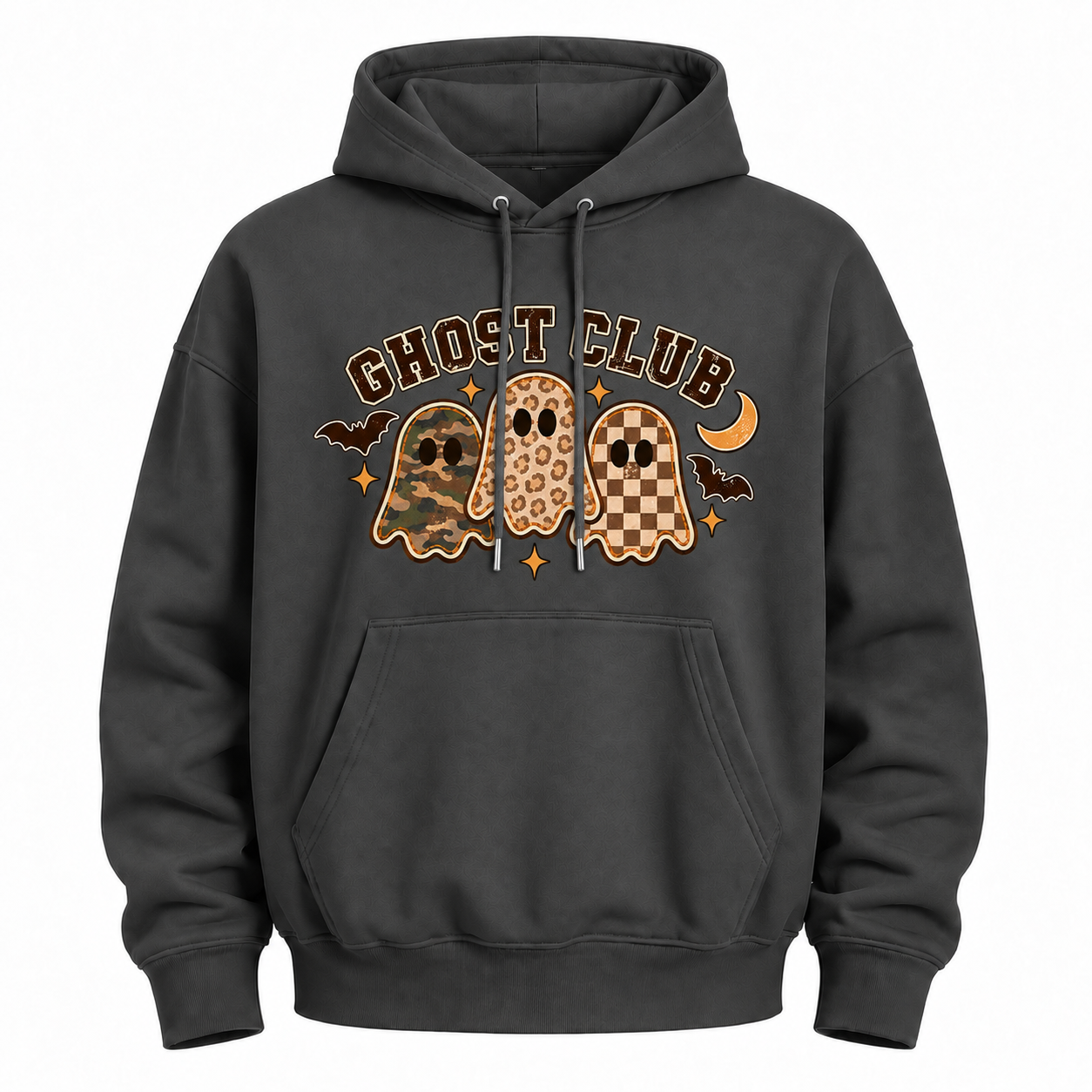 Ghost Club Halloween Graphic Hoodie