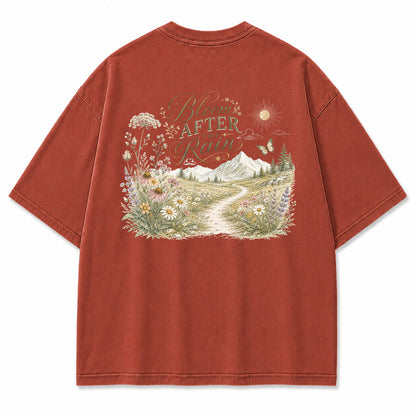 Bloom After The Rain Meadow Graphic T-Shirt
