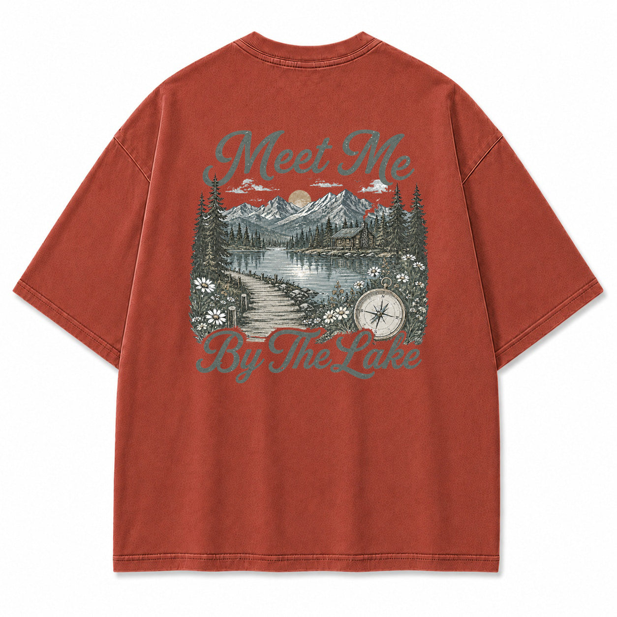 Meet Me By The Lake Graphic T-Shirt
