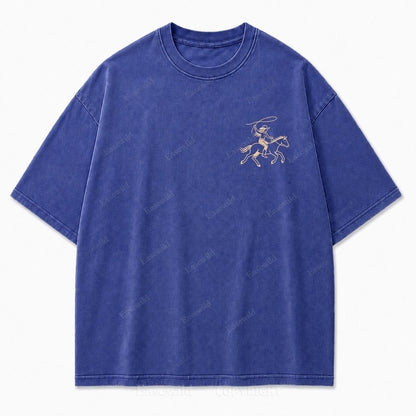 Coastal Cowgirl Club Washed Print Tee