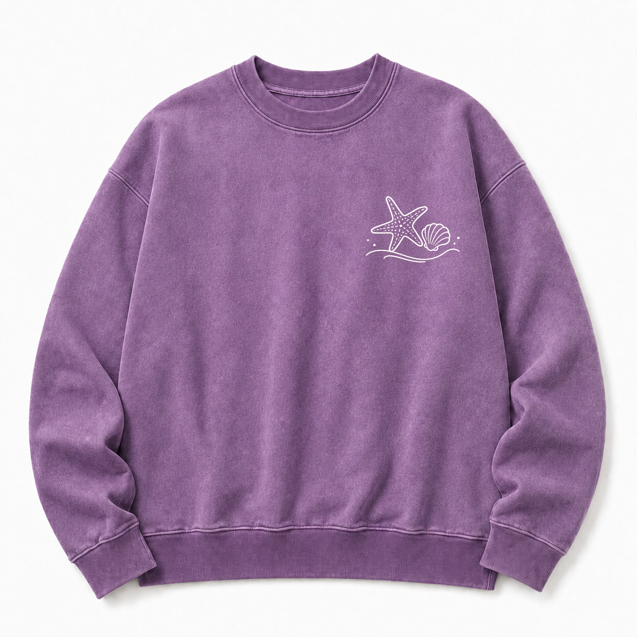 Ocean Breeze Washed Graphic Sweatshirt