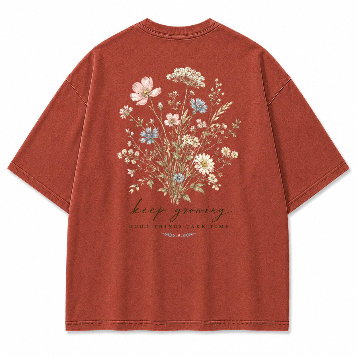 Keep Growing Floral Graphic T-Shirt
