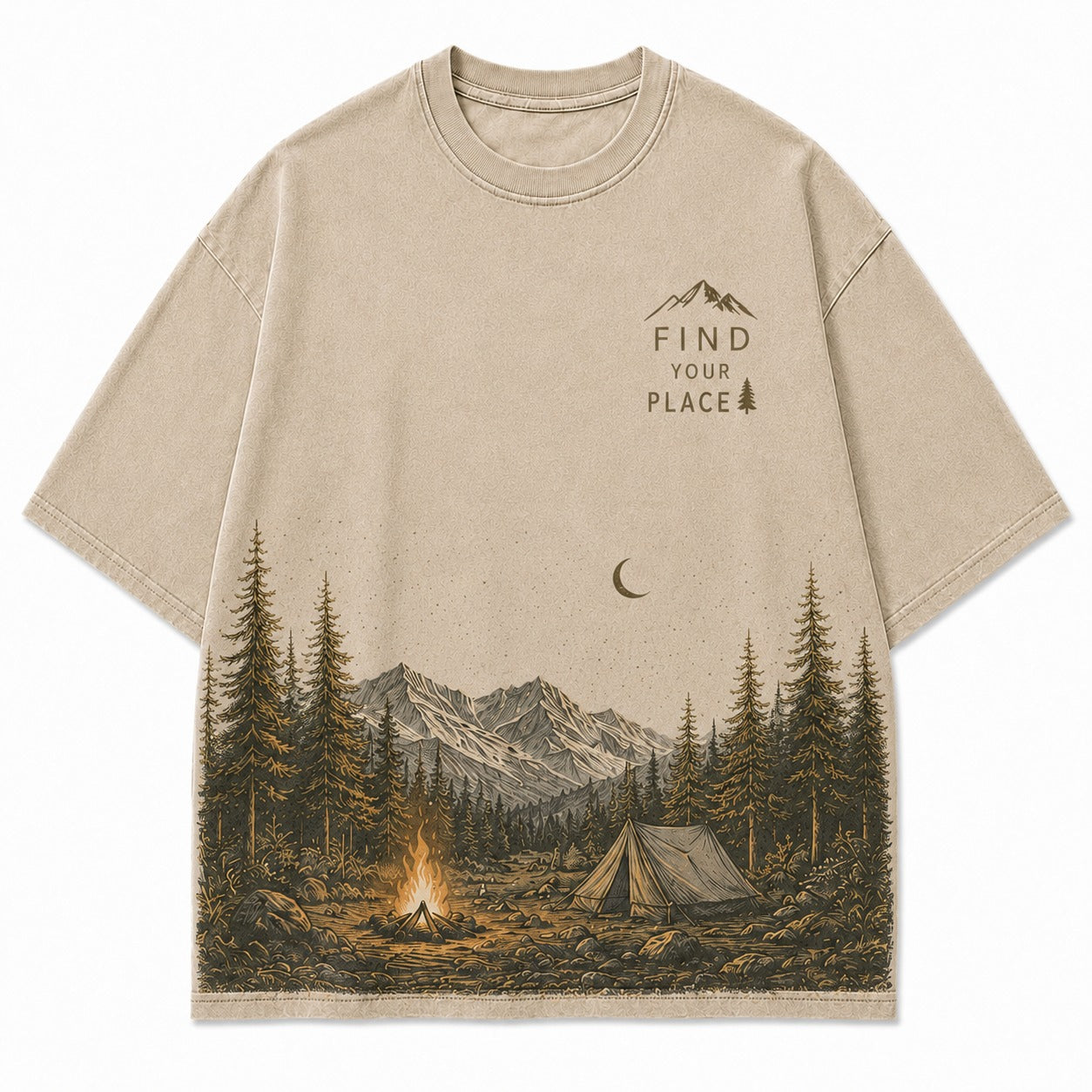 Find Your Place Campfire Graphic Tee