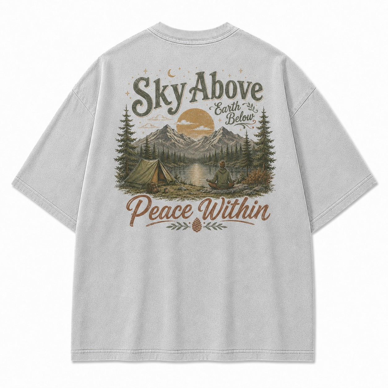 Peace Within Mountain Graphic Tee