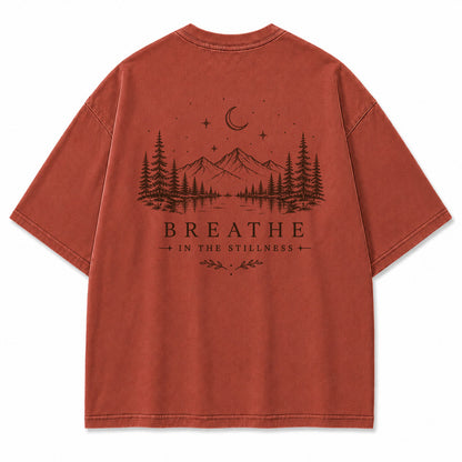 Breathe In The Stillness Graphic T-Shirt