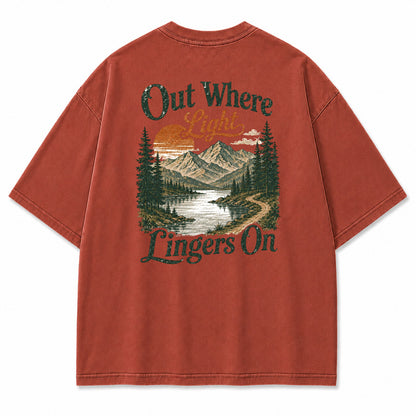 Out Where Light Lingers On Graphic T-Shirt