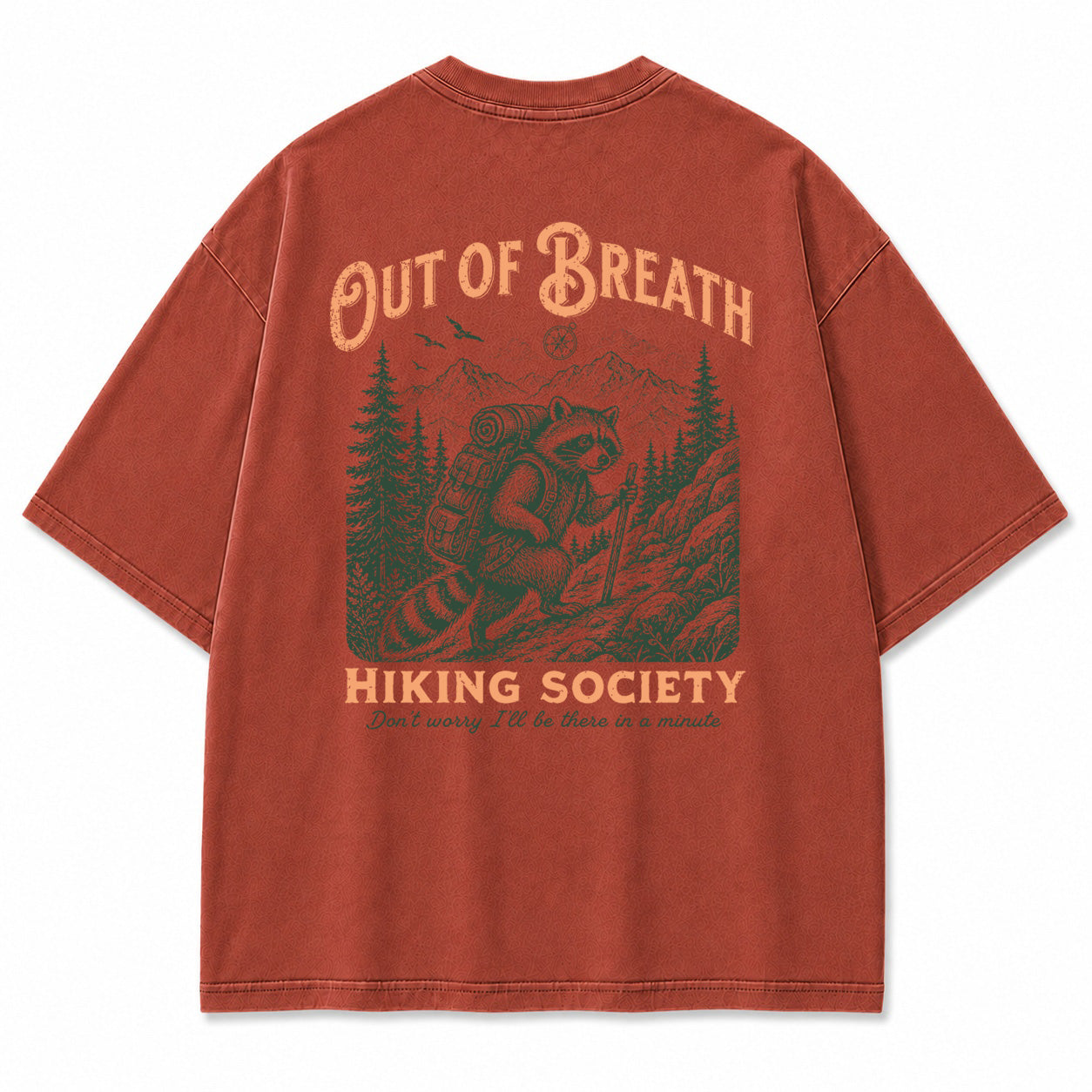 Out of Breath Hiking Society Graphic T-Shirt