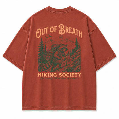 Out of Breath Hiking Society Graphic T-Shirt