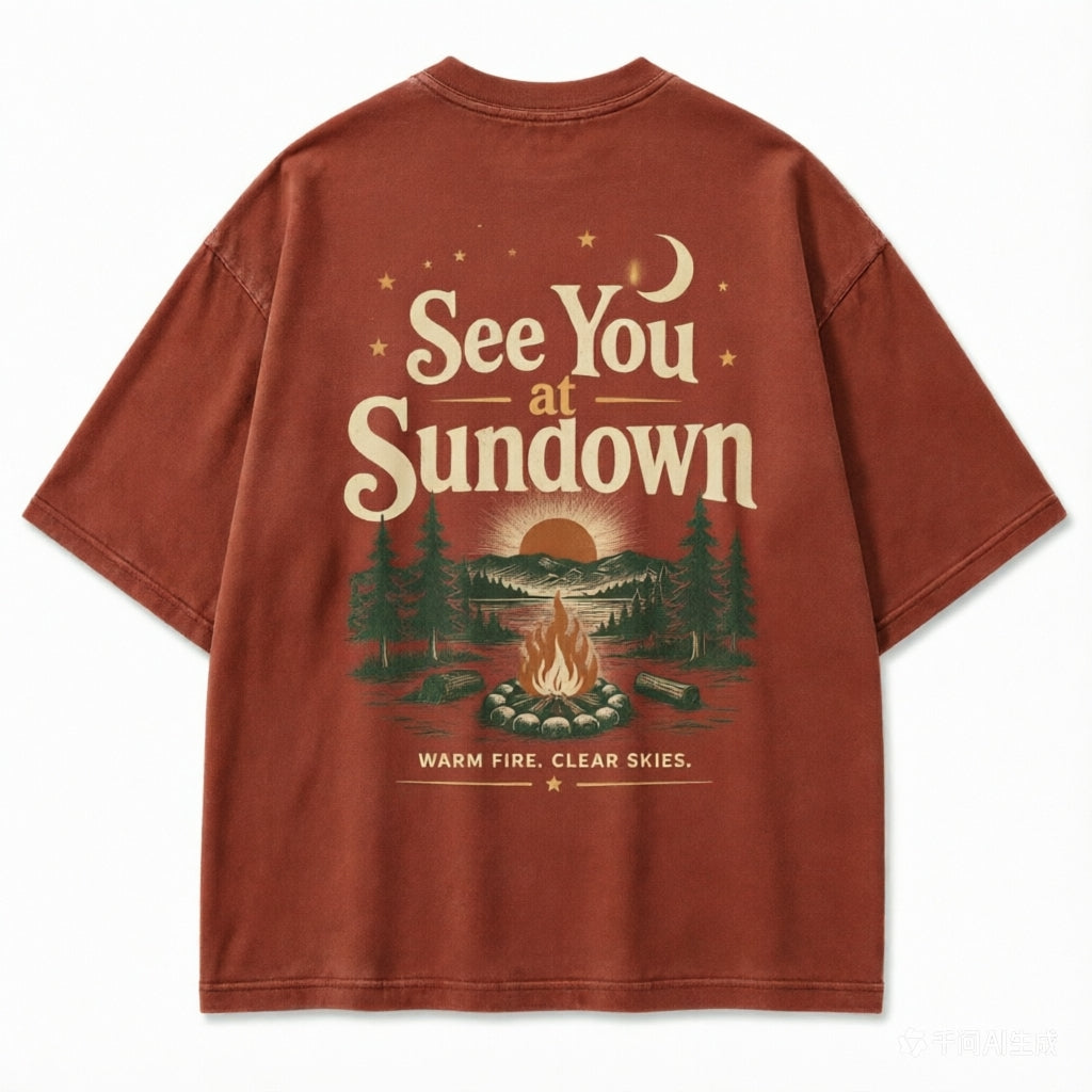 See You at Sundown Campfire Nights Graphic Tee