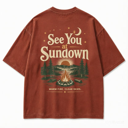 See You at Sundown Campfire Nights Graphic Tee
