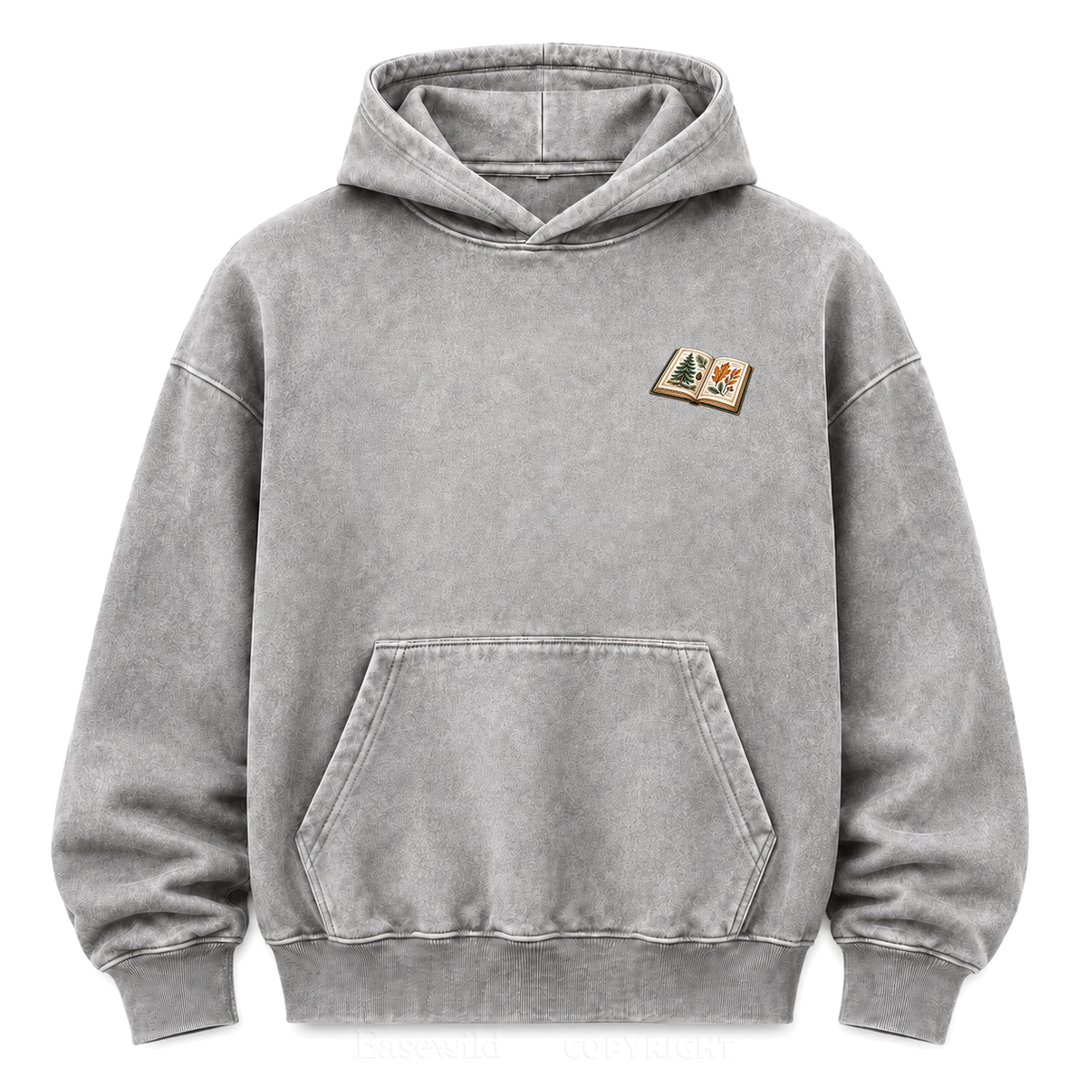 Where the Quiet Finds Me Cabin Washed Graphic Hoodie
