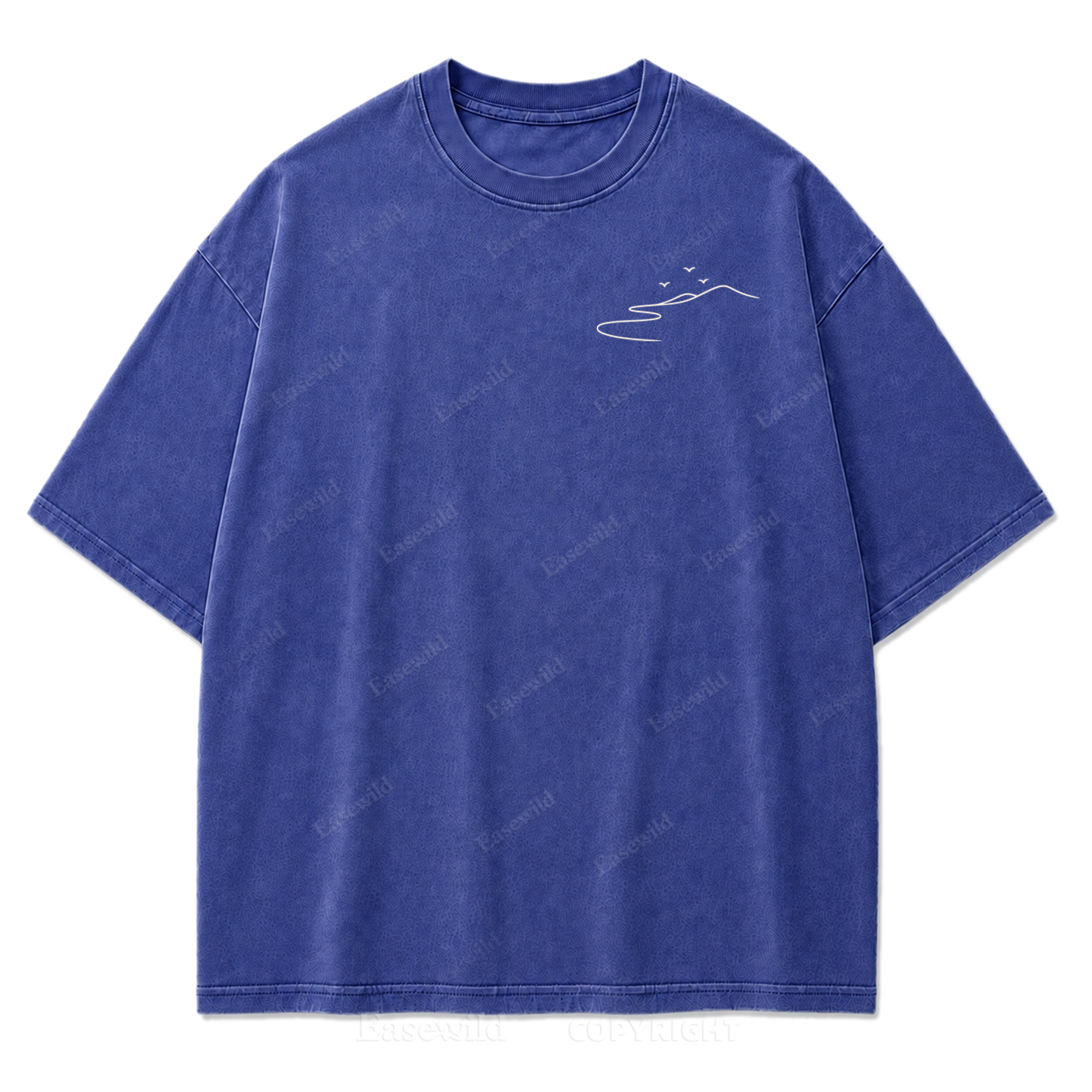 Where the Road Softens Washed Print Tee